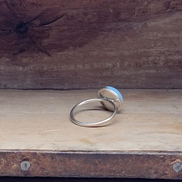 Edelstein Ring mit Mondstein aus echtem Silber von Schmuckdesign evelynsdottir Berlin