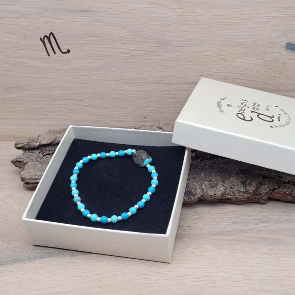 Geschenk zum Geburtstag Armband aus Türkis Perlen